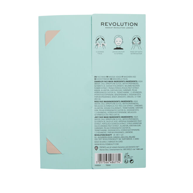 Friends X Makeup Revolution Male Sheet Mask Set