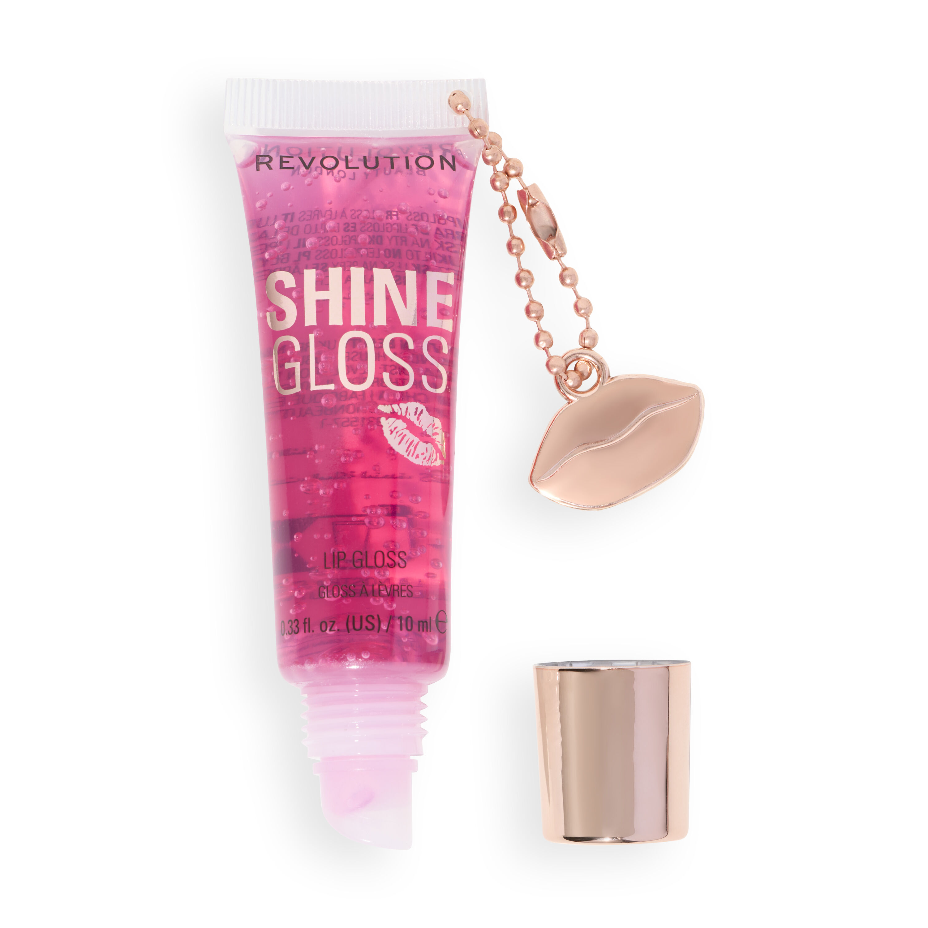 Revolution Shine Gloss Lip Gloss Raspberry Ripple