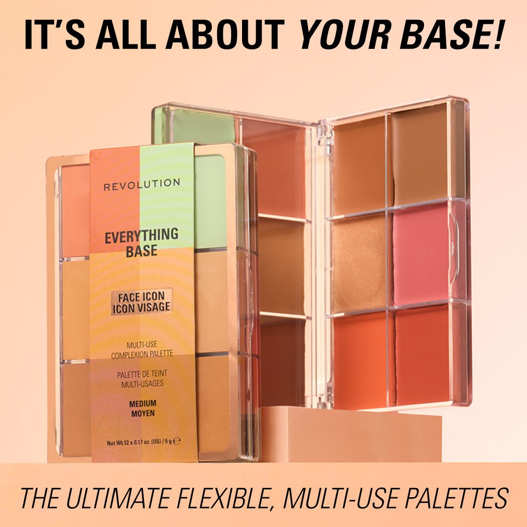 Revolution Everything Base Face Icon Complexion Palette