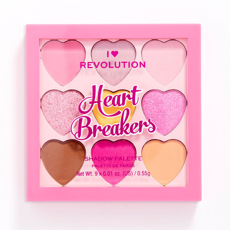 I Heart Revolution Heartbreakers Eyeshadow Palette Candyfloss Revolution Beauty Official Site