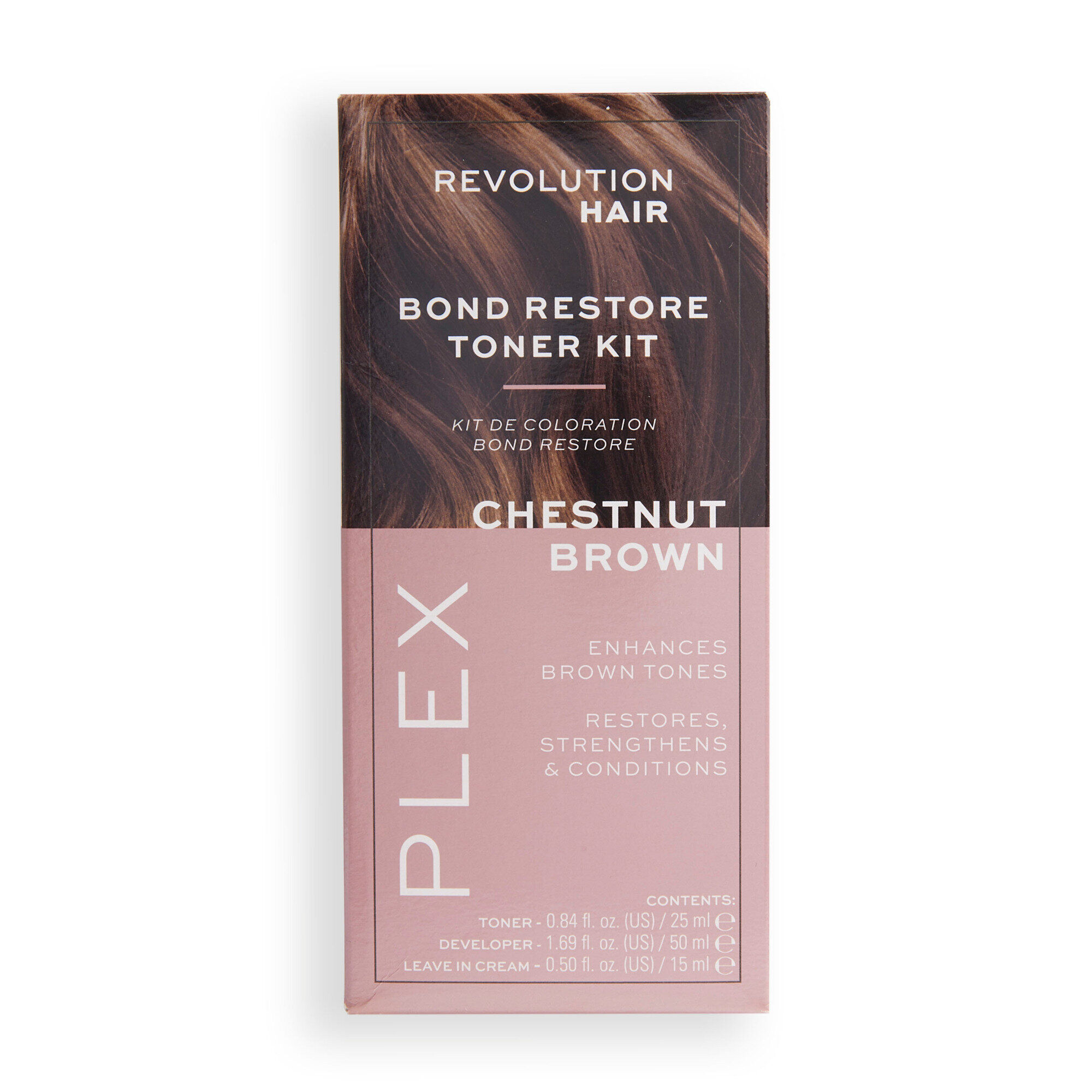Revolution Haircare Plex Bond Restore Toner Kit Chestnut | Revolution Beauty