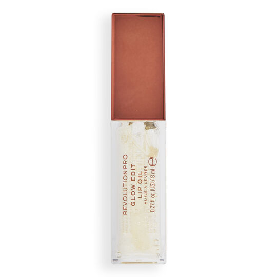 Revolution Pro Glow Edit Shimmer Lip Oil Touch Clear