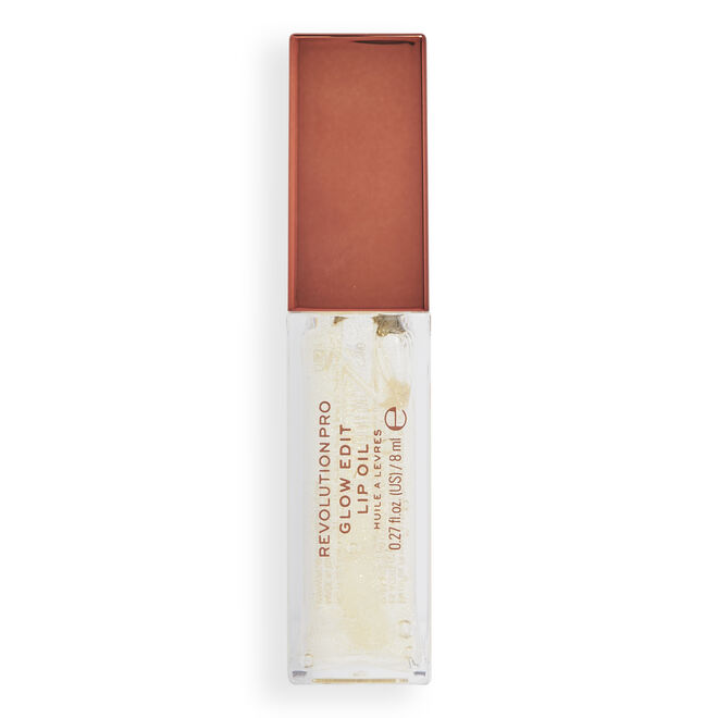 Revolution Pro Glow Edit Shimmer Lip Oil Touch Clear