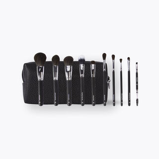BH Ultimate Essentials 10 Piece Face & Eye Brush Set With Bag