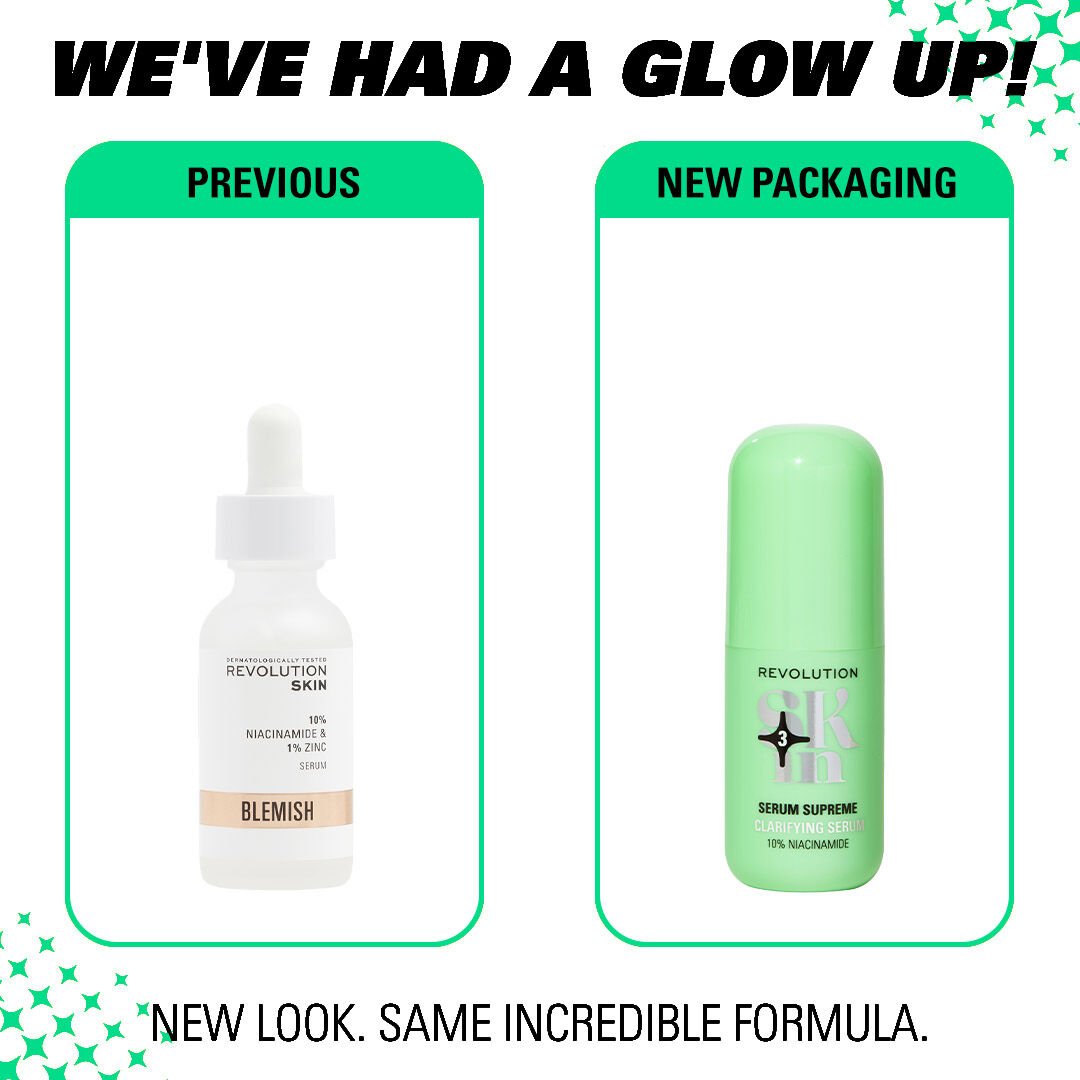Revolution Skin Serum Supreme 10% Niacinamide Serum Clarifying Serum