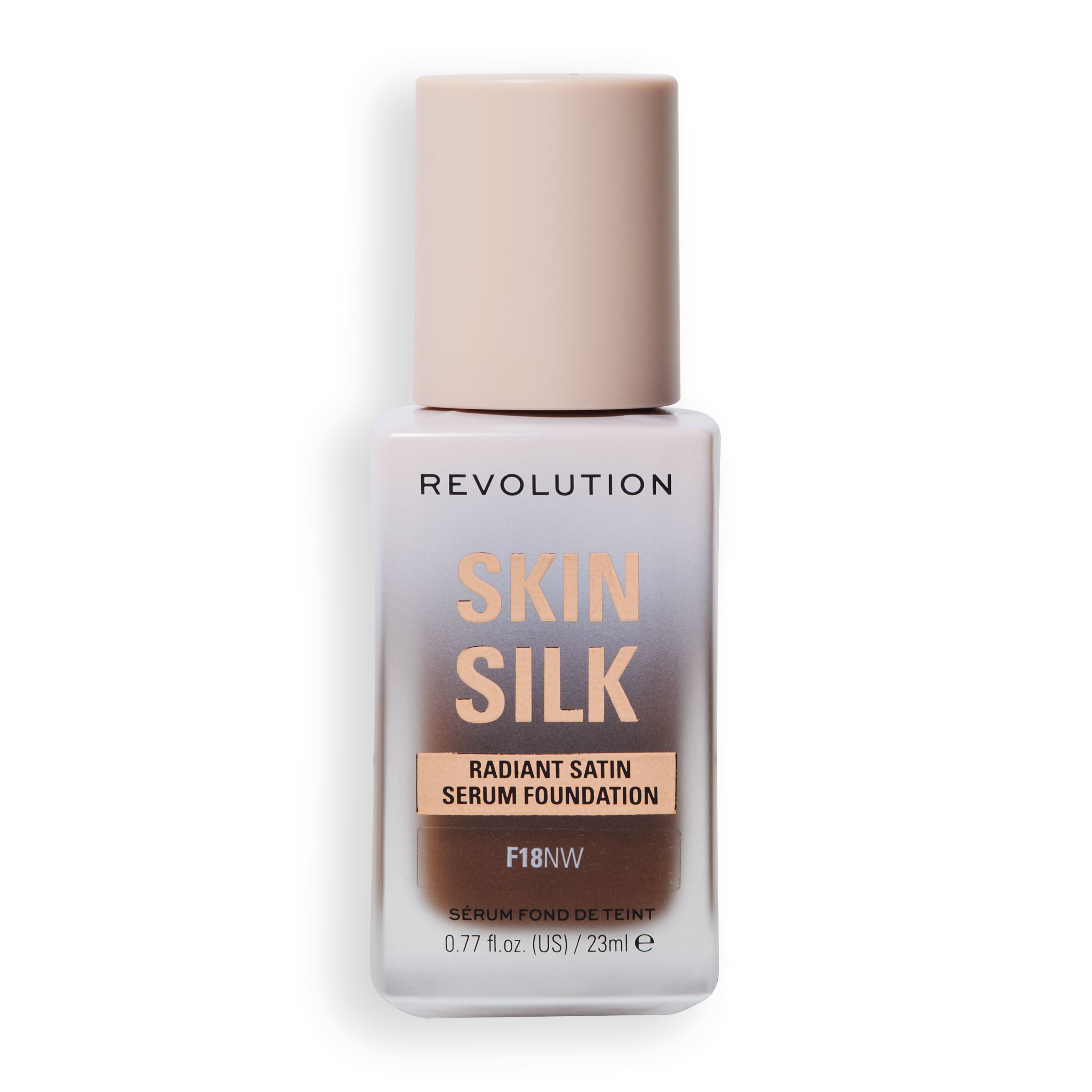 Revolution Skin Silk Radiant Satin Serum Foundation F18NW
