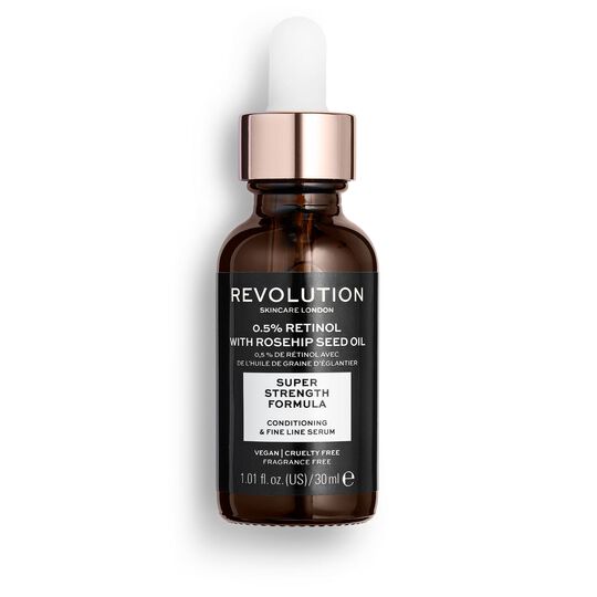 revolution skincare extra 0 5 retinol serum with rosehip seed oil