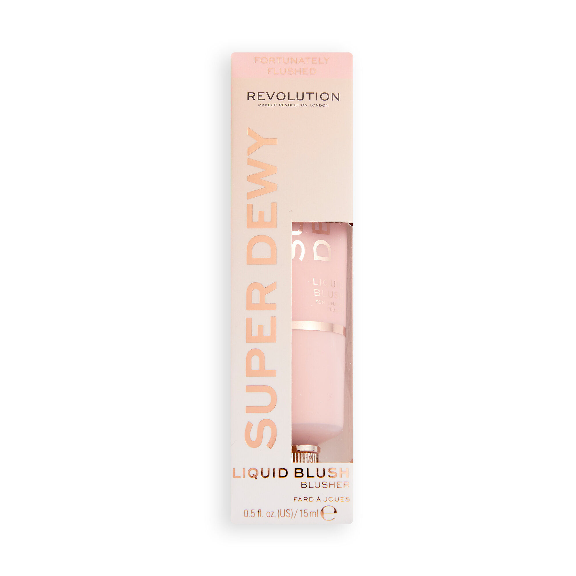 Makeup Revolution Superdewy Liquid Blush Fortunately Flushed