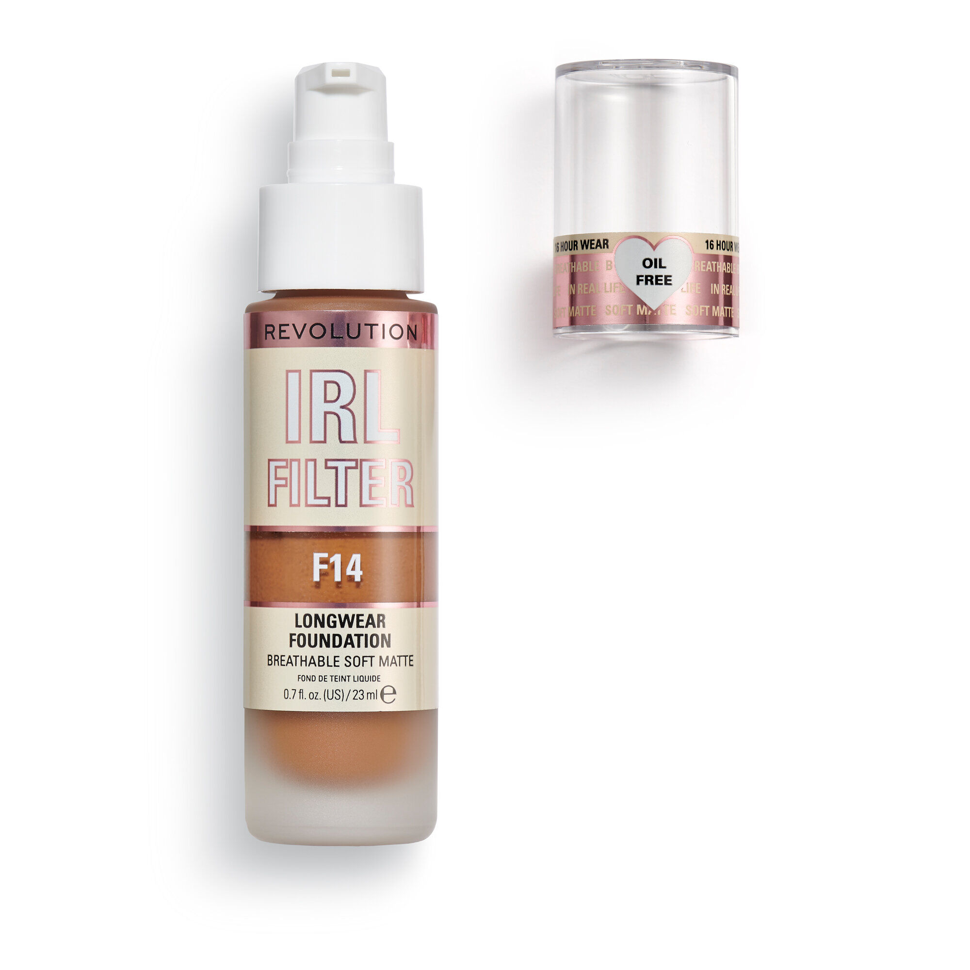 Revolution IRL Filter 16H Longwear Soft Matte Foundation F14