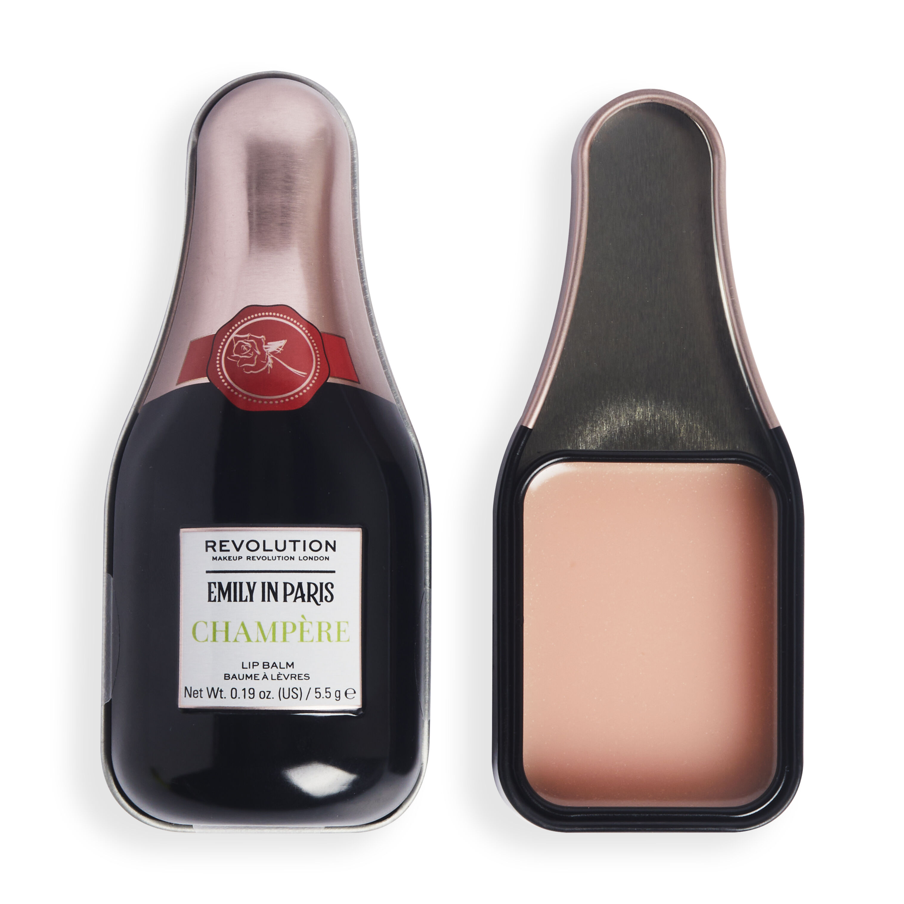 Makeup Revolution X Emily In Paris Champere Problems Lip Balm