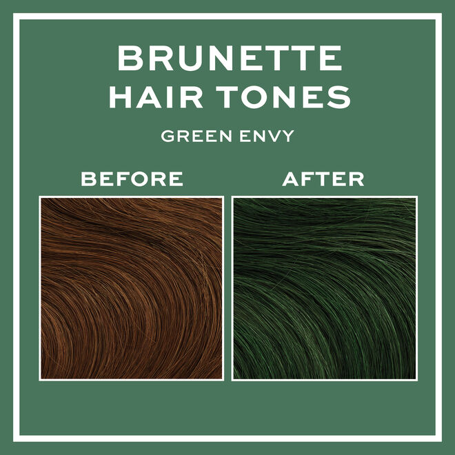 Revolution Hair Tones for Brunettes Green Envy