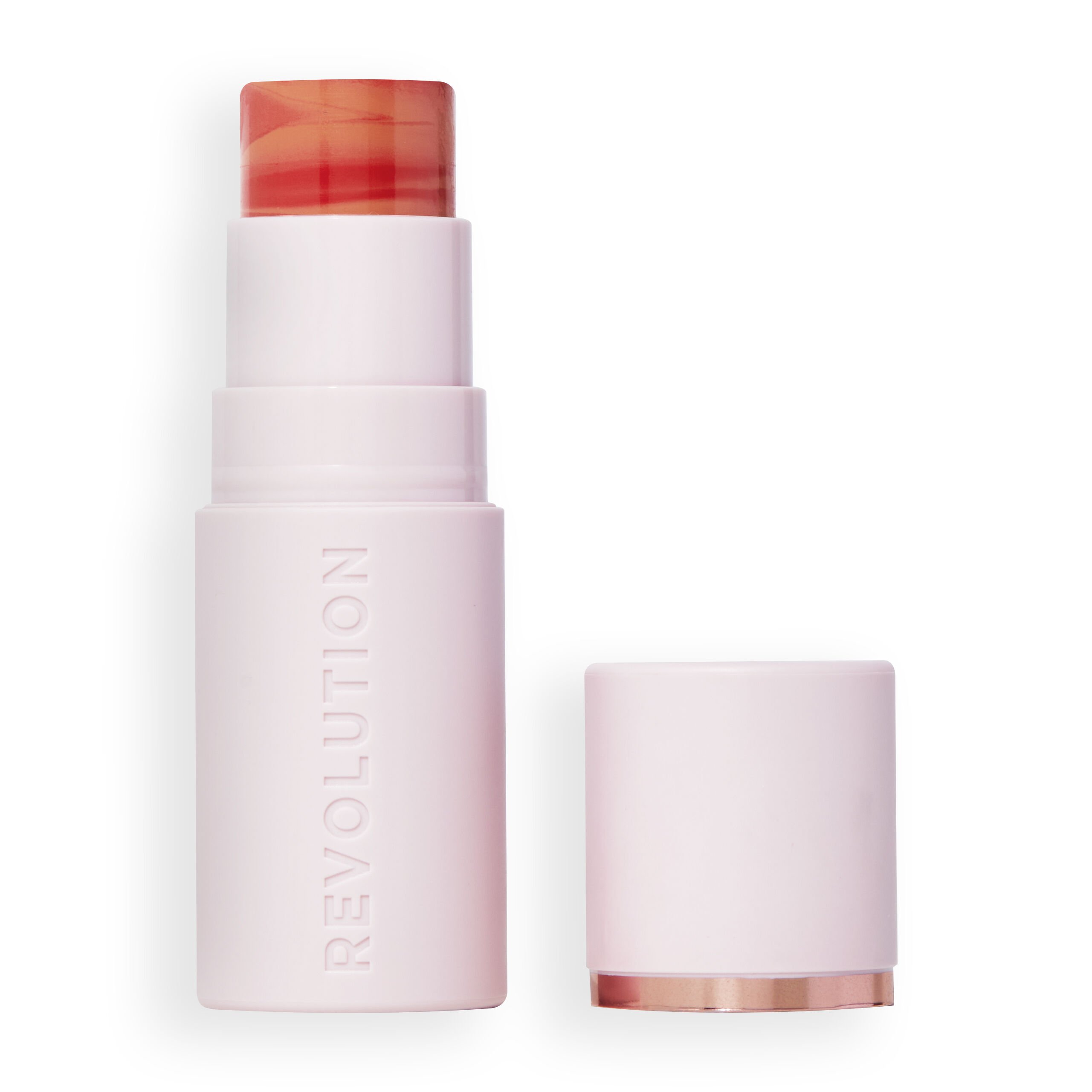 Revolution Skin Silk Marble Blush Stick Sunkissed Apricot