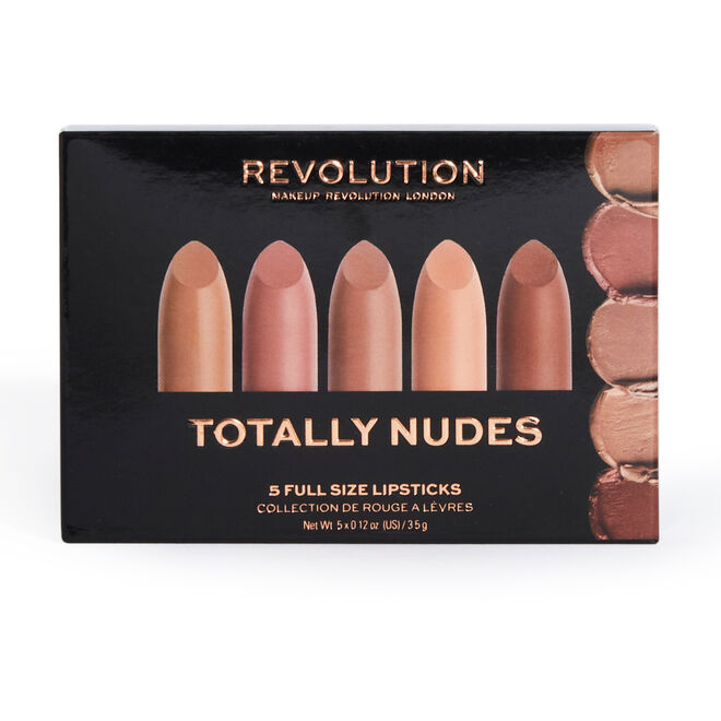 Makeup Revolution Matte Lipstick Collection Totally Nudes
