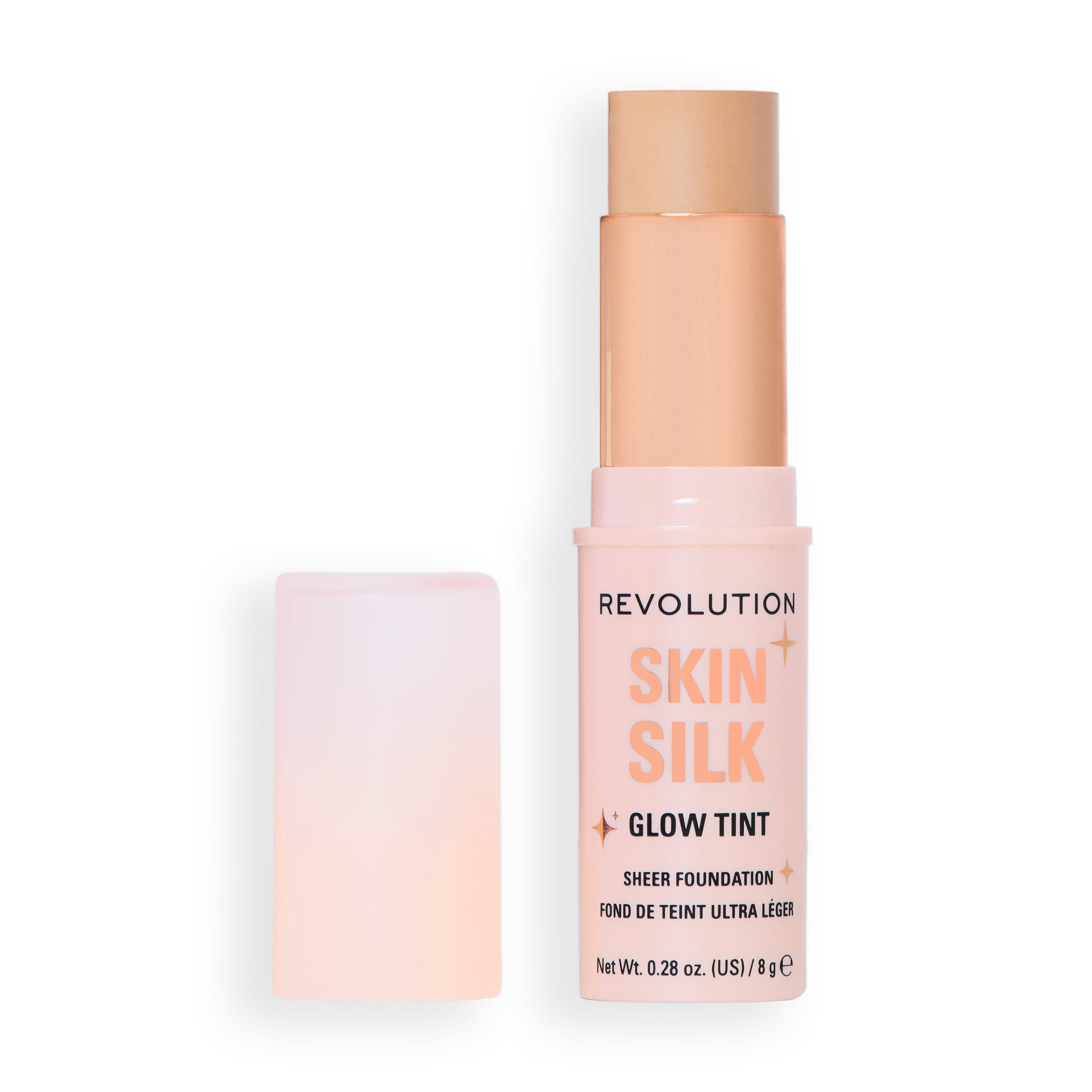Revolution Skin Silk Glow Tint Sheer Foundation Stick Light Neutral