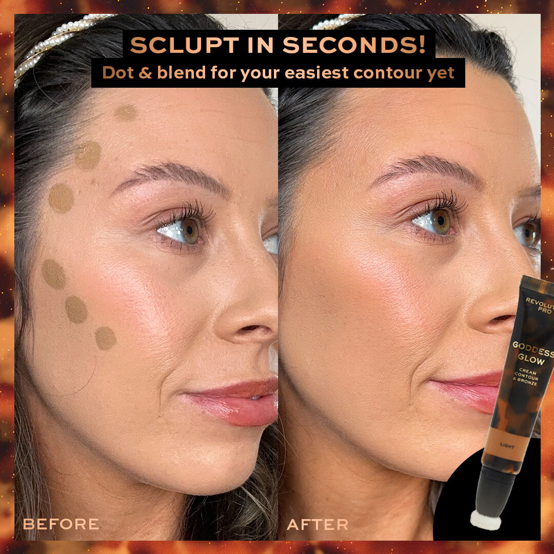 Revolution Pro Goddess Glow Cream Contour & Bronze Light Revolution