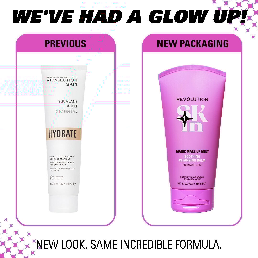 Revolution Skin Magic Make Up Melt Squalane & Oat Soothing Cleansing Balm