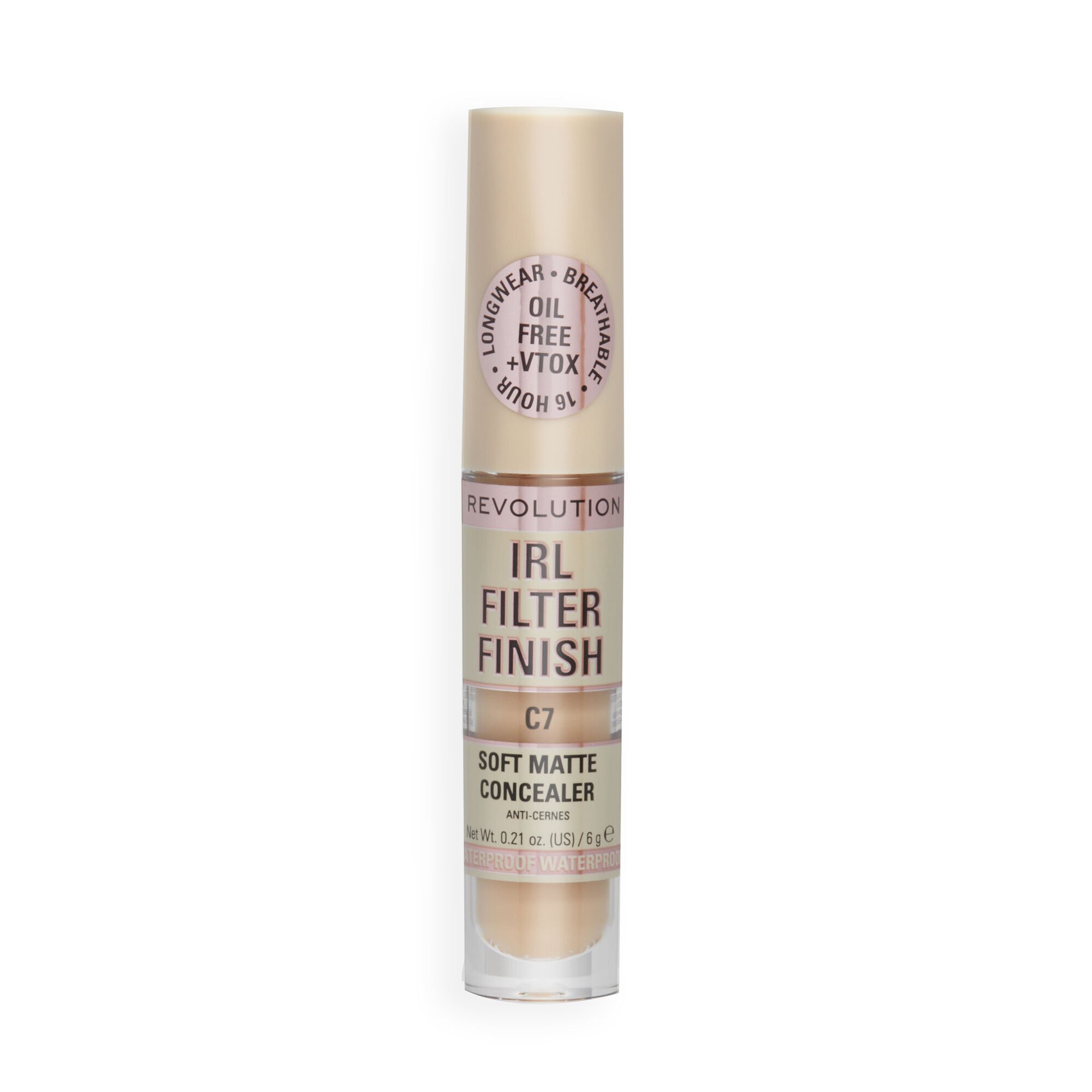 Revolution IRL Filter 16H Hydrating Full Coverage Concealer C7