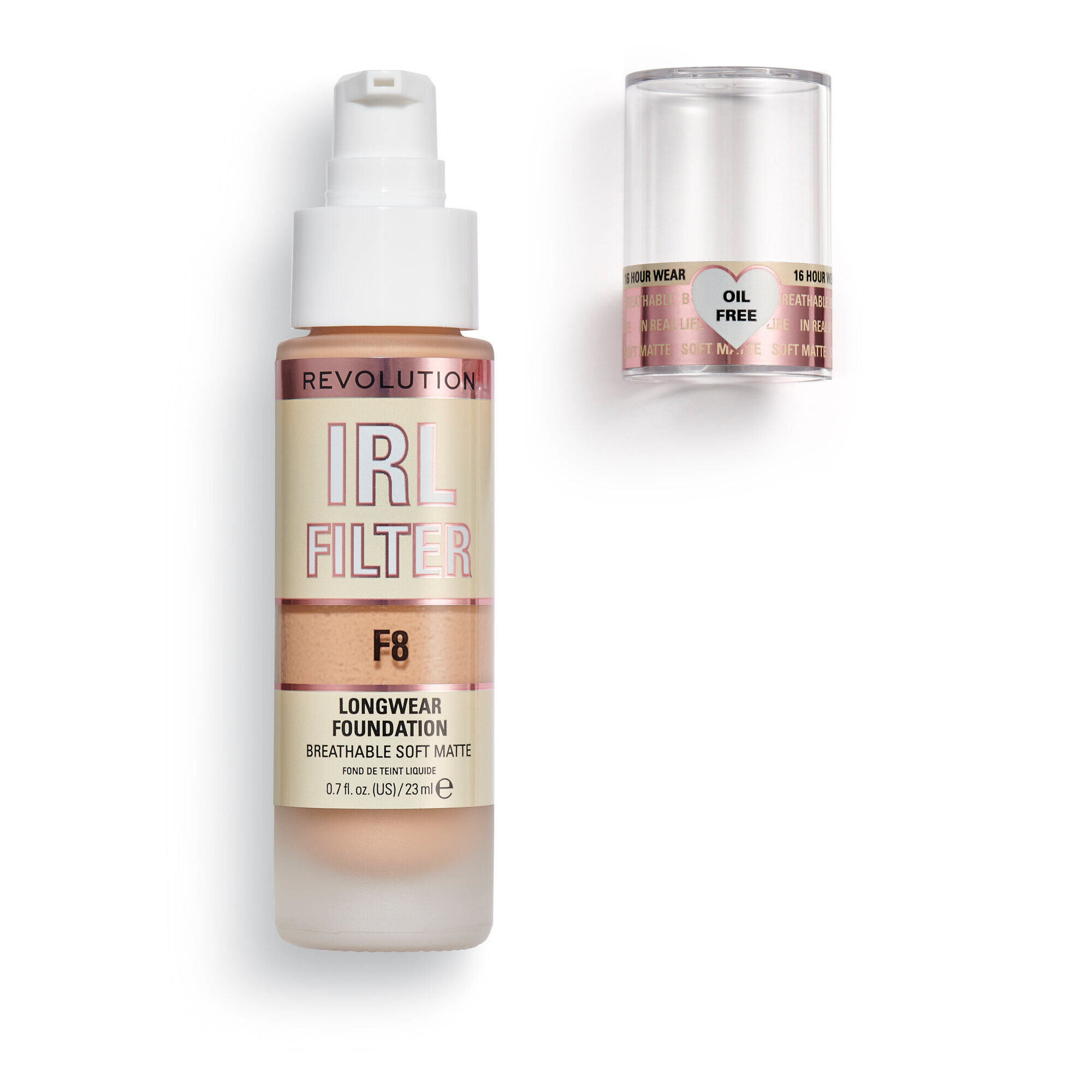 Revolution IRL Filter 16H Longwear Soft Matte Foundation F8