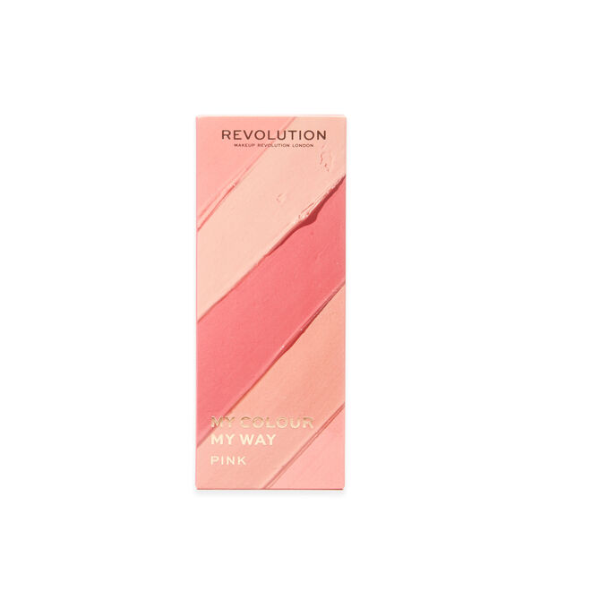 Makeup Revolution My Colour My Way Pink Lipstick Set