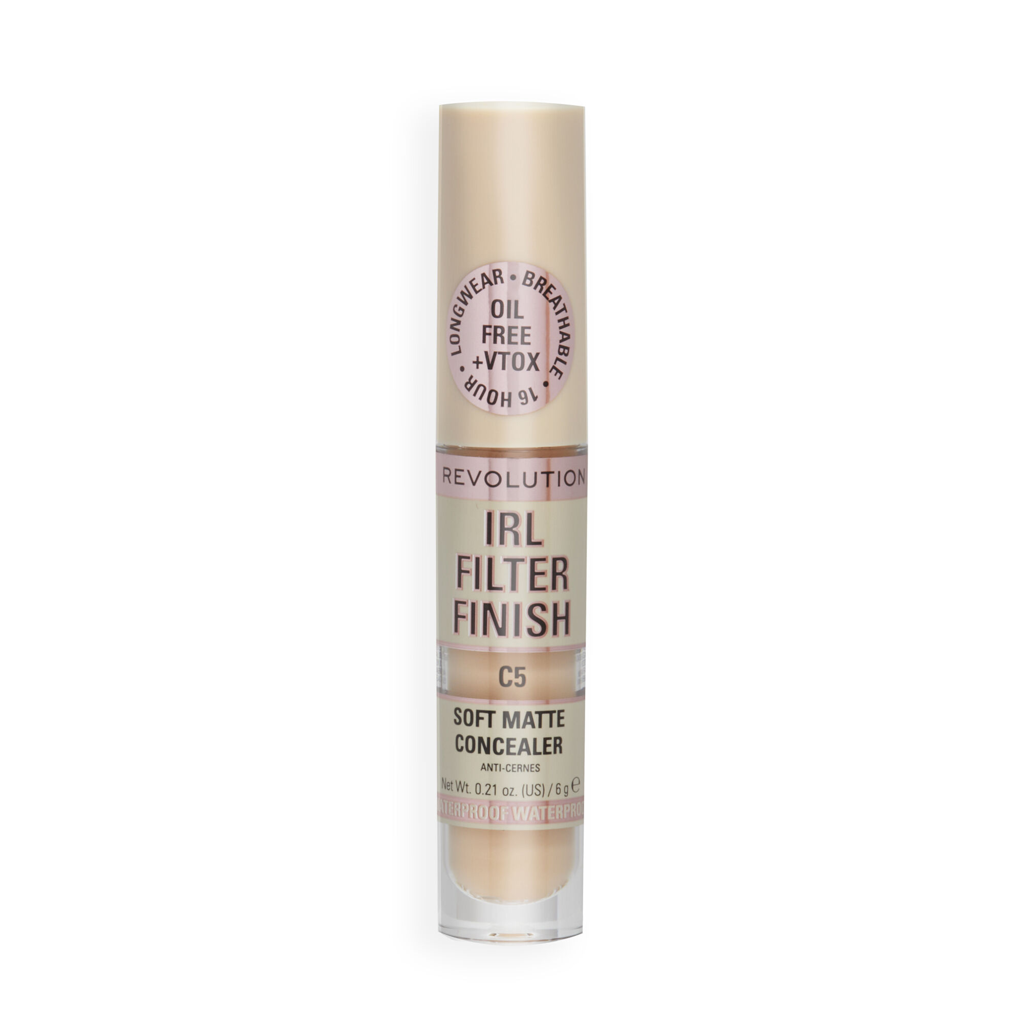 Revolution IRL Filter 16H Hydrating Full Coverage Concealer C5