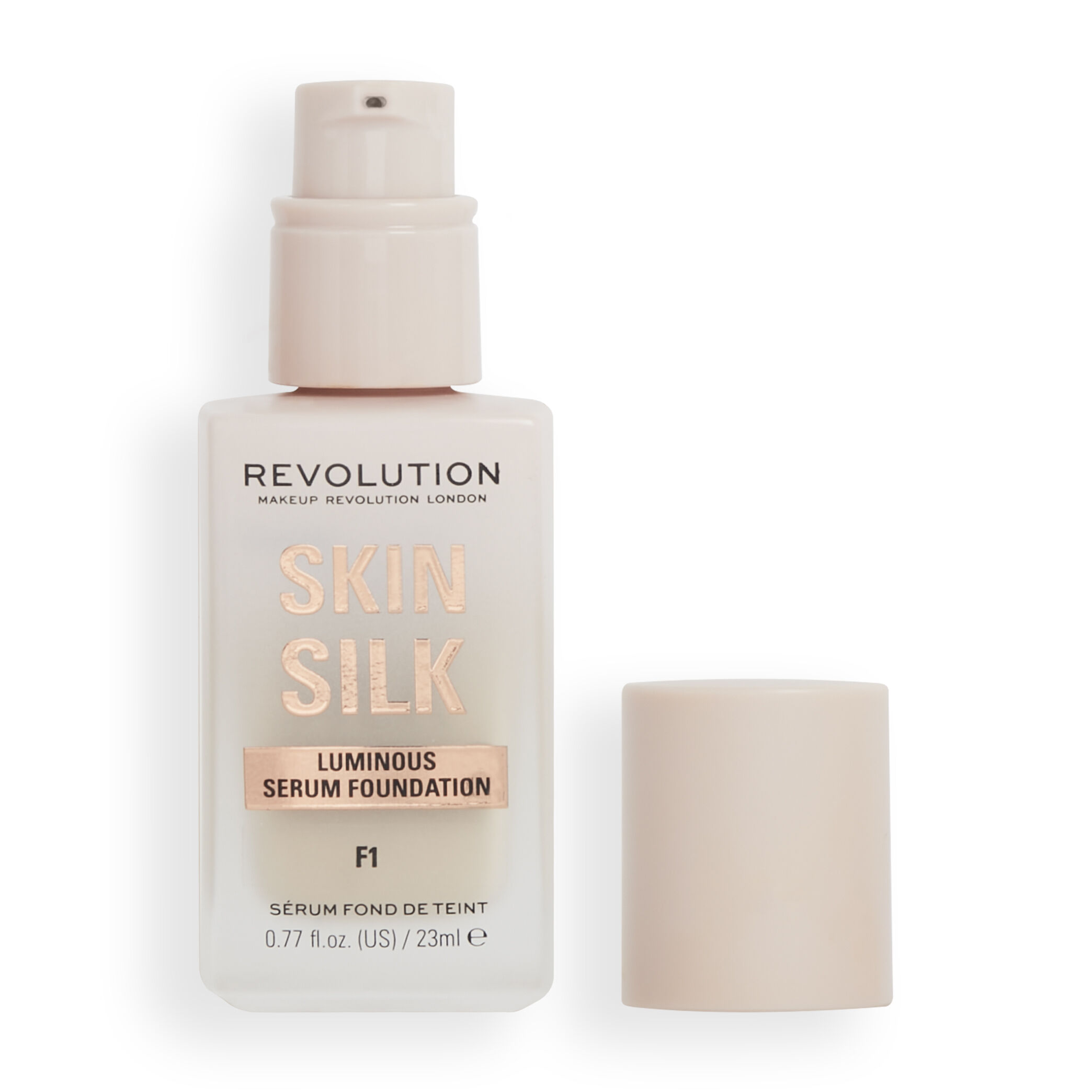 Makeup Revolution Skin Silk Serum Foundation F1 Revolution Beauty