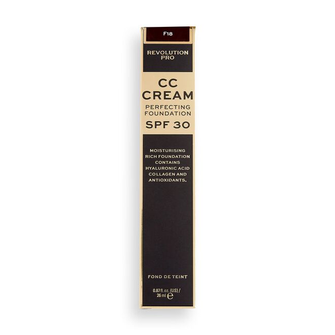 Revolution Pro CC Cream Perfecting Foundation SPF30  F18
