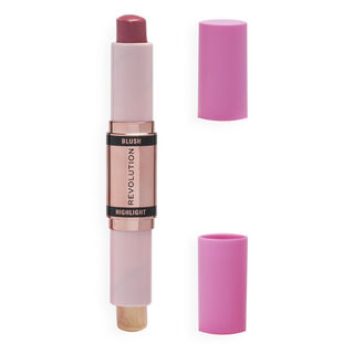 Makeup Revolution Blush & Highlight Stick Mauve Glow