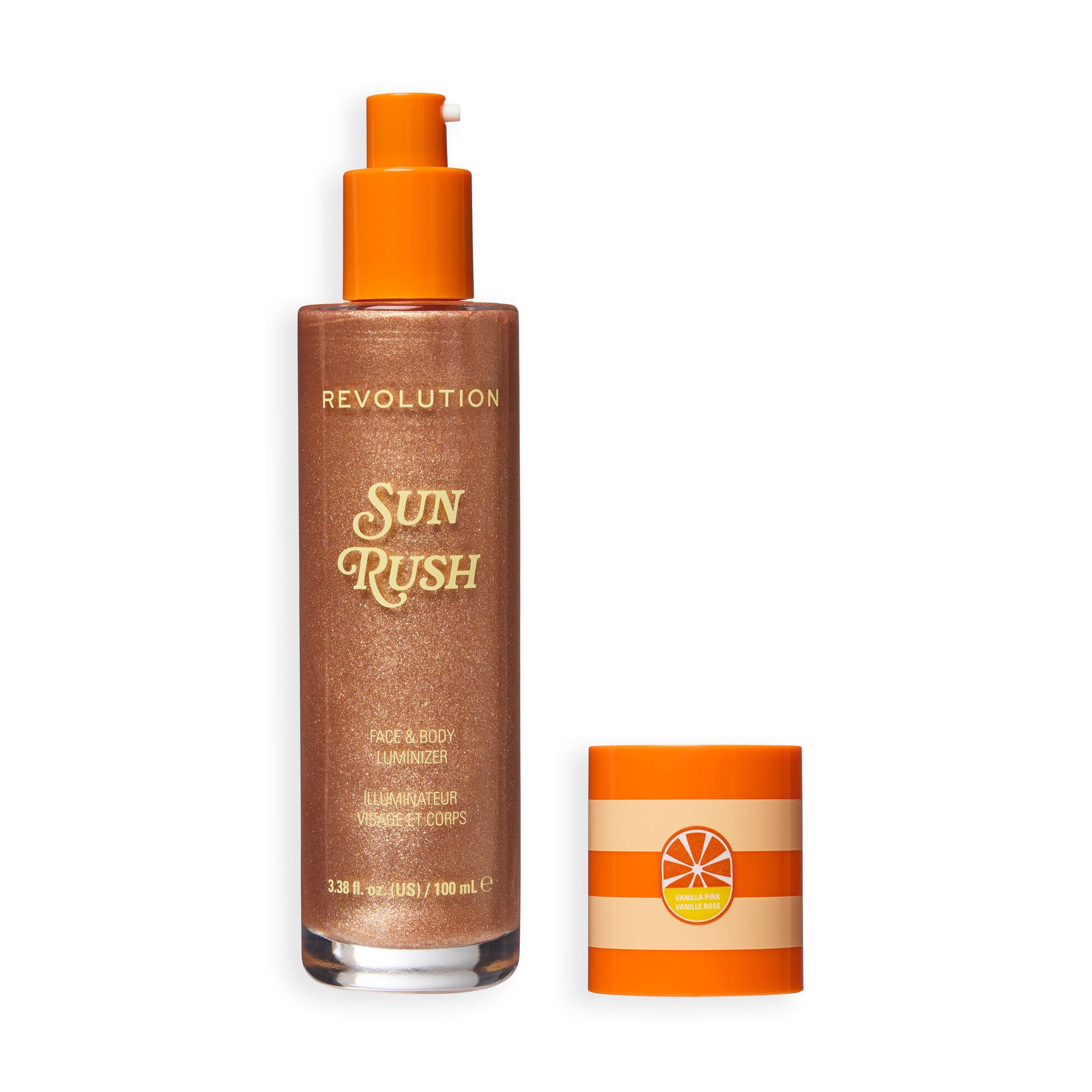 Revolution Sun Rush Body Luminizer Vanilla Pink