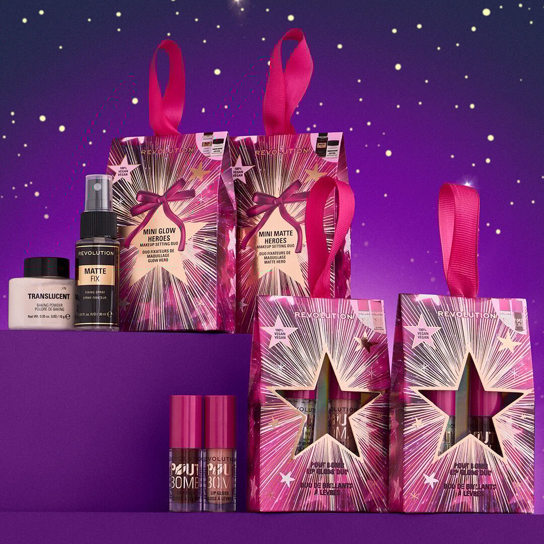 Revolution Mini Matte Heroes Makeup Setting Duo