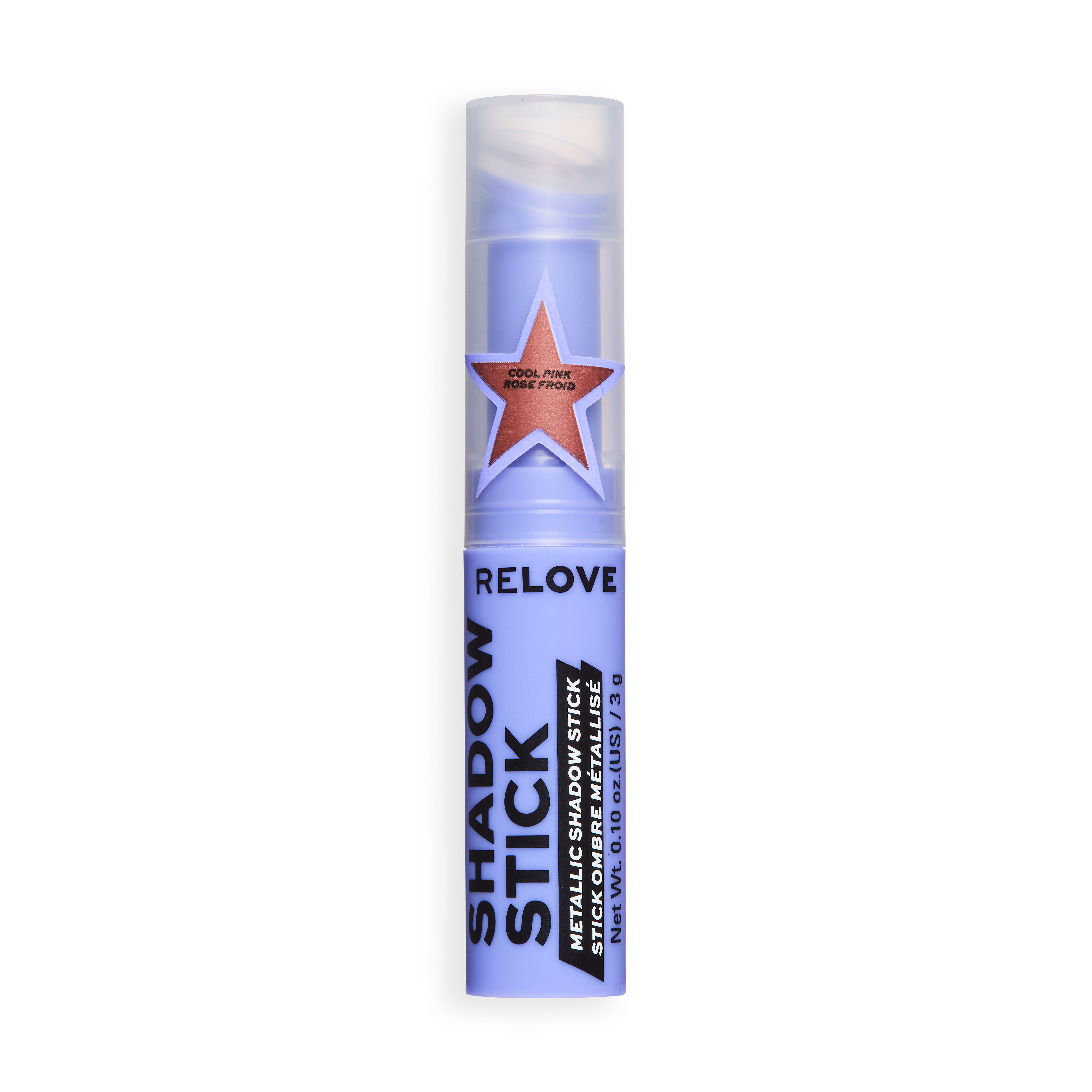 Relove Shadow Stick Metallic Eyeshadow Stick Cool Pink