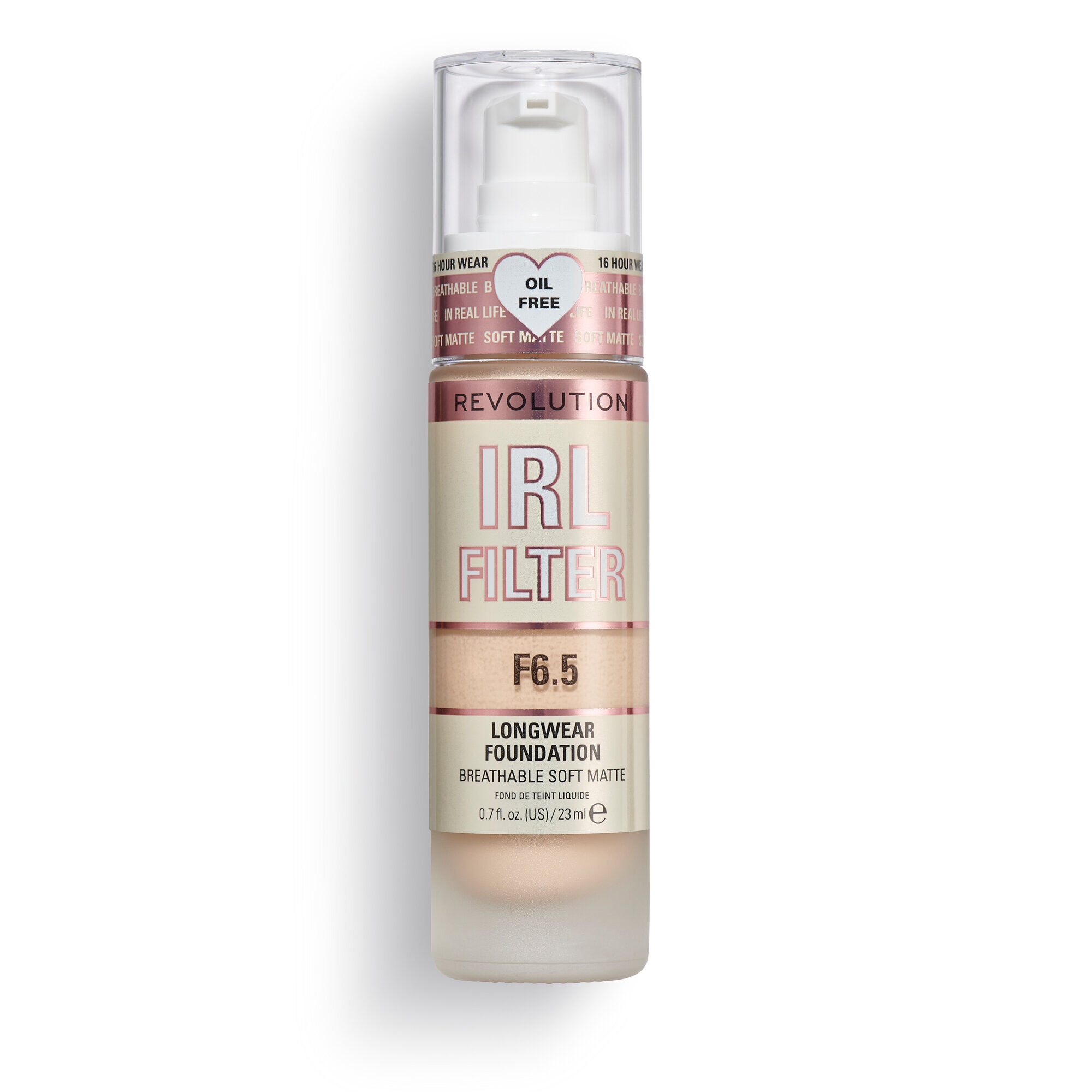 Revolution IRL Filter 16H Longwear Soft Matte Foundation F6.5