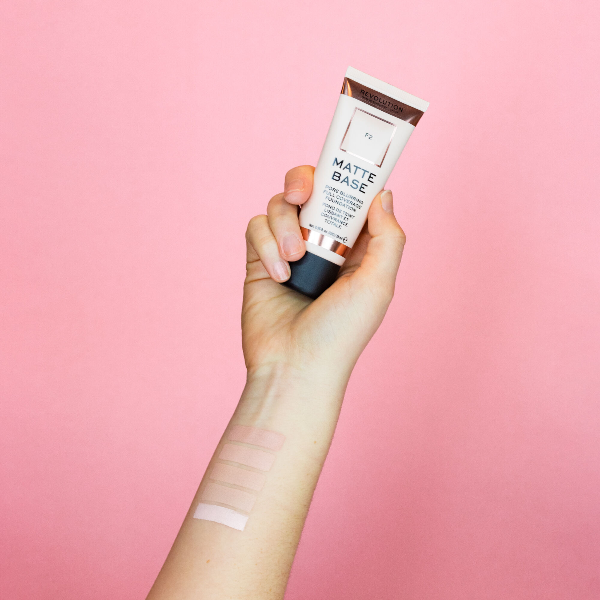 Matte Base Foundation F2 Revolution Beauty Official Site