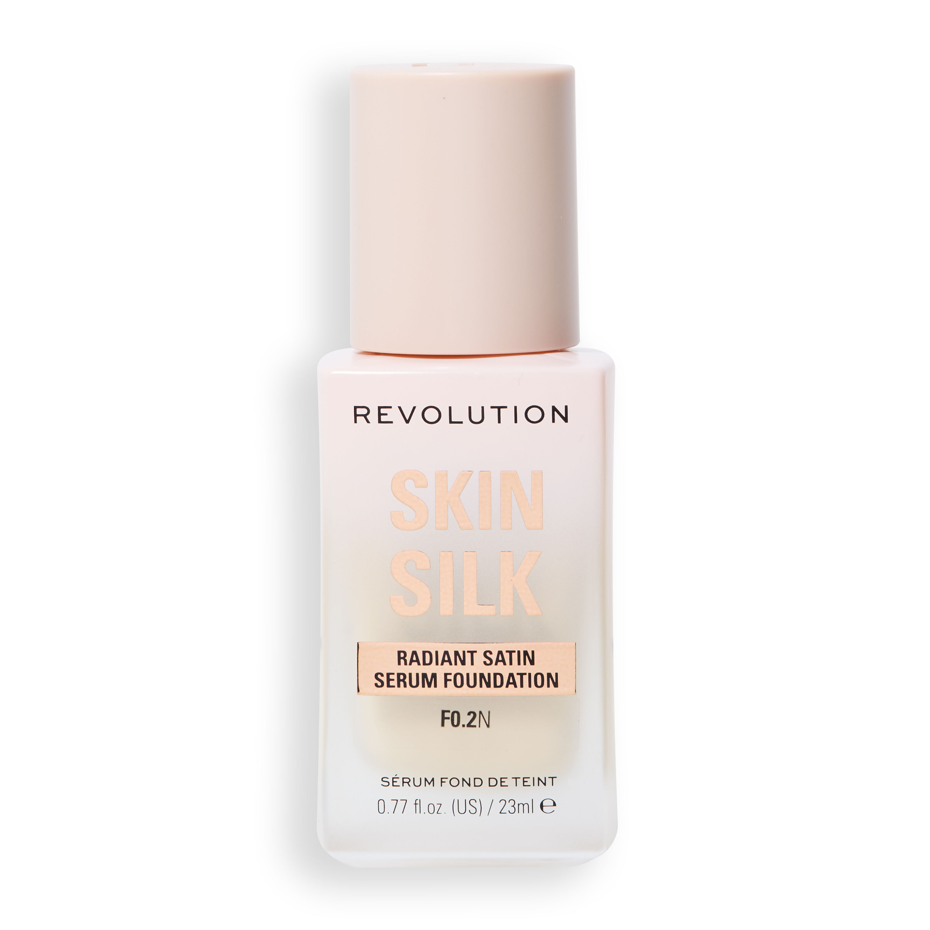 Revolution Skin Silk Radiant Satin Serum Foundation F0.2N
