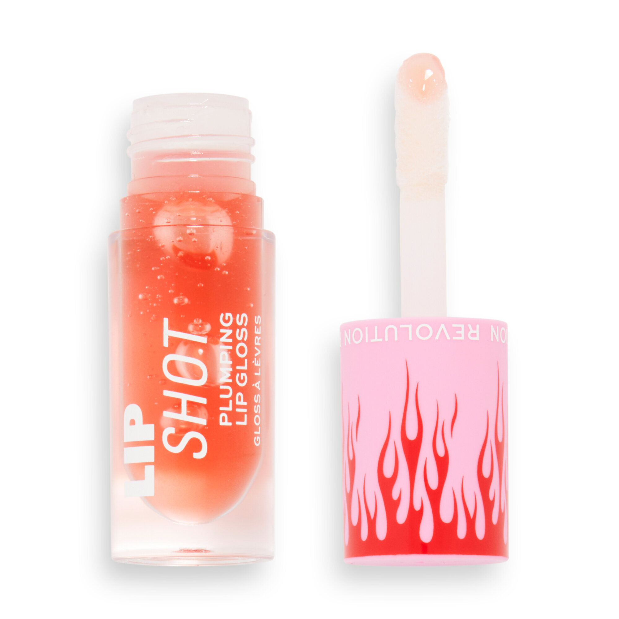 Makeup Revolution Hot Shot Lip Flame Plumping Gloss Red Blaze