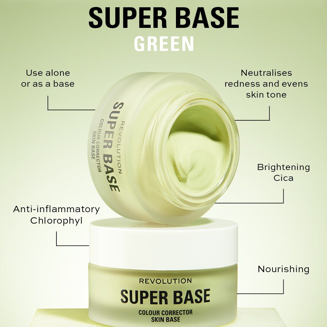 Makeup Revolution Superbase Colour Correcting Green Primer Revolution