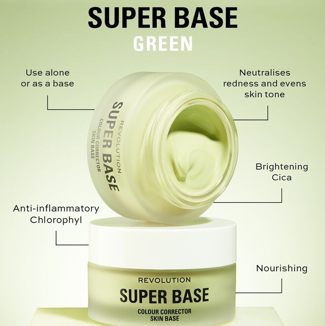 Makeup Revolution Superbase Colour Correcting Green Primer
