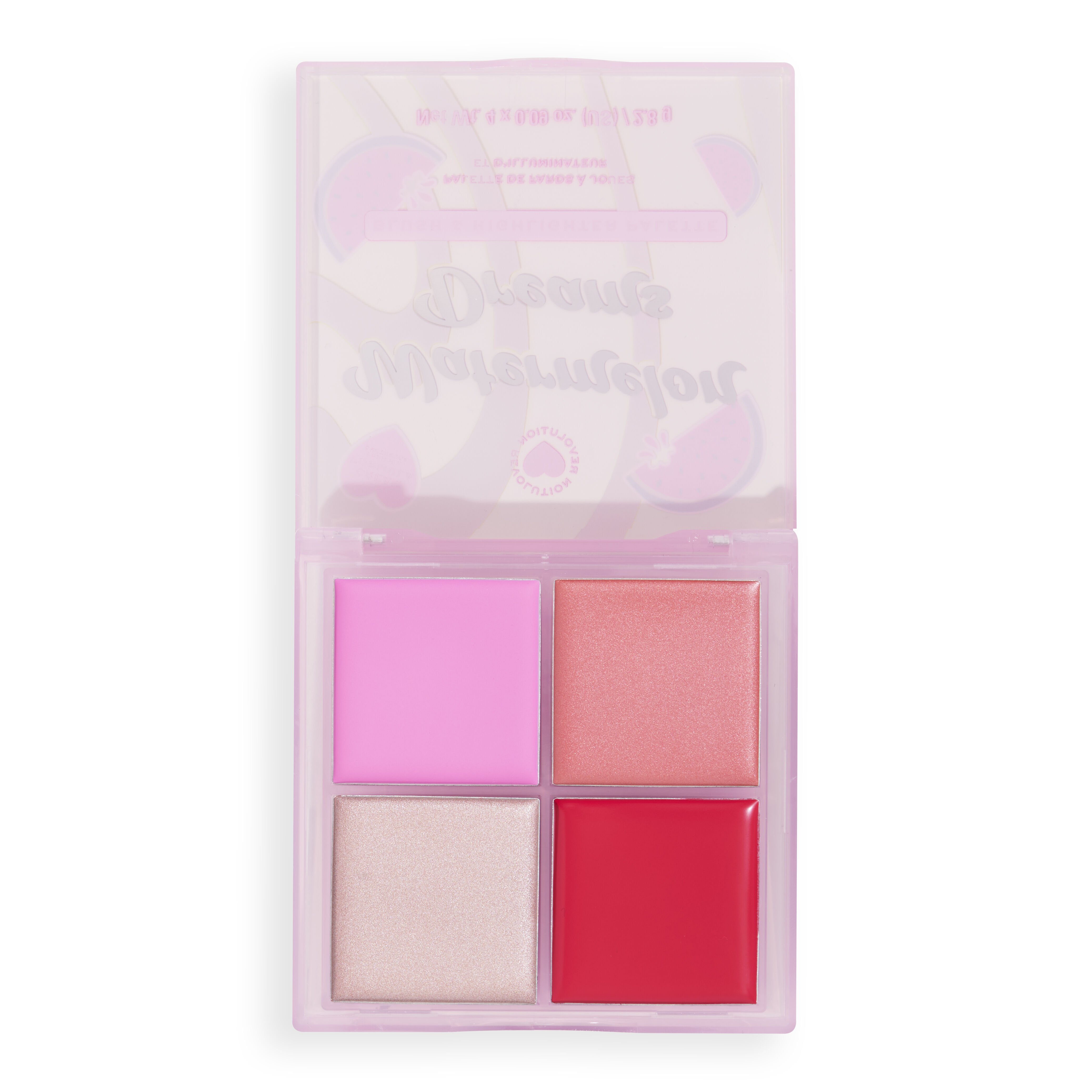 I Heart Revolution Watermelon Dreams Blush & Highlighter Quad