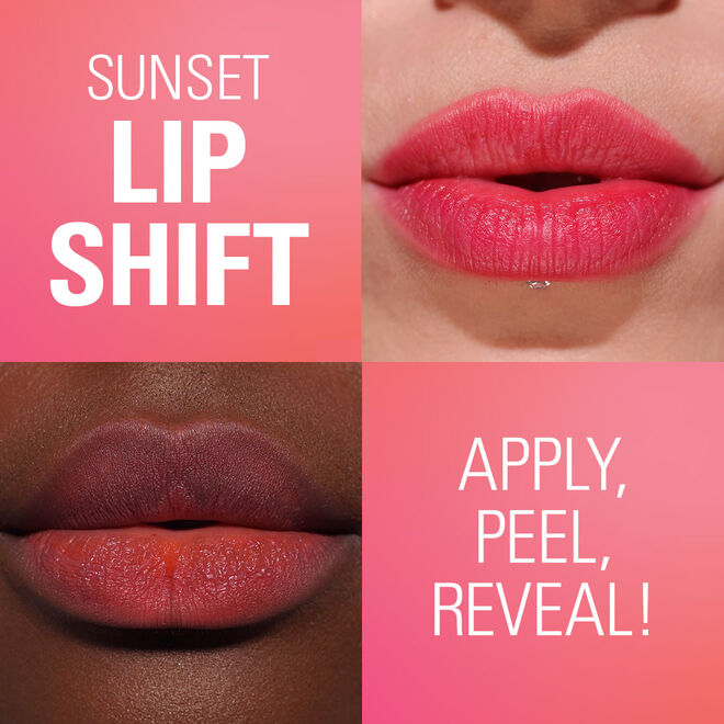 Revolution Sunset Lip Shift Peel Off Lip Stain Flushed Pink