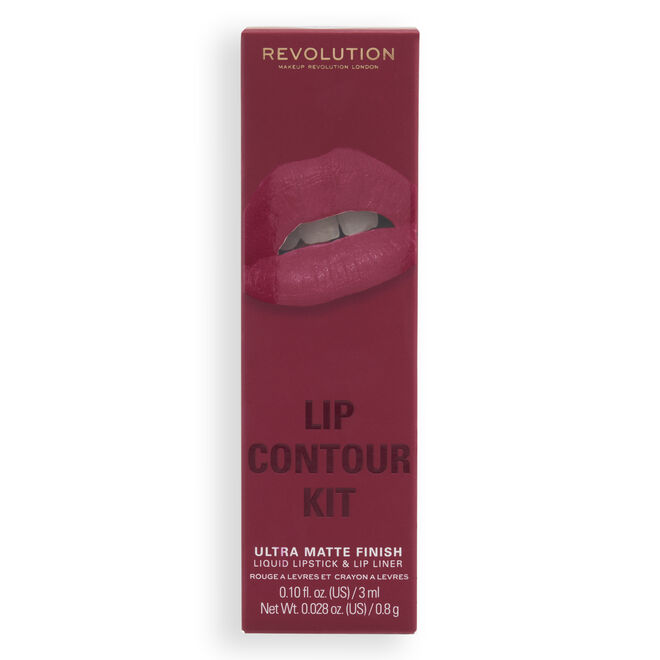 Makeup Revolution Lip Contour Kit Fierce Wine