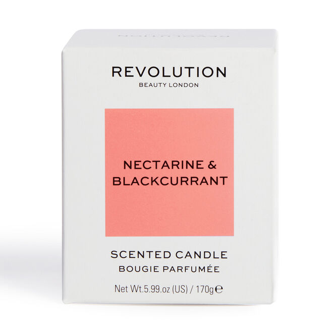 Revolution Home Nectarine & Blackcurrant Scented Candle