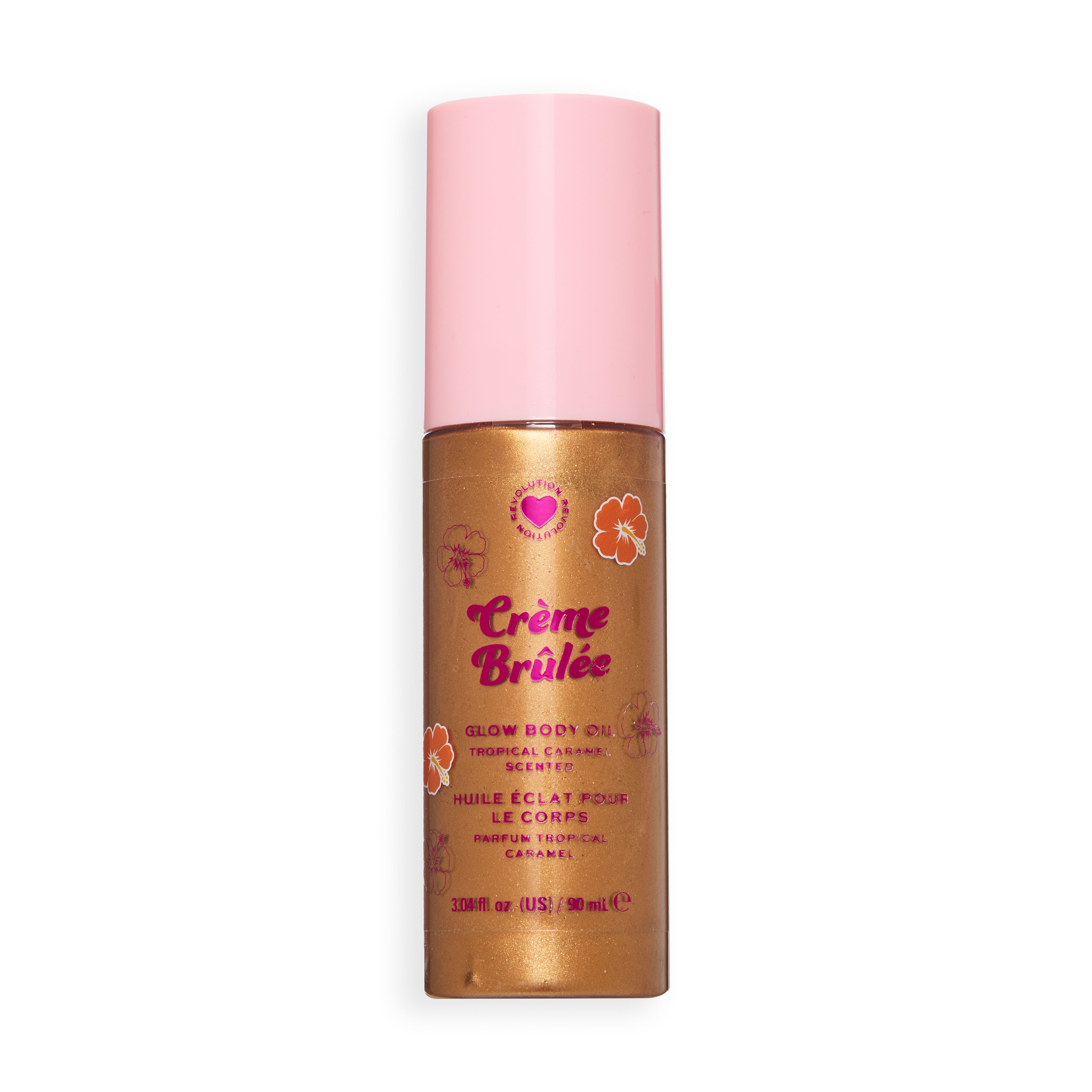 I Heart Revolution Tropical Caramel Glow Body Oil Creme Brulee Bronze