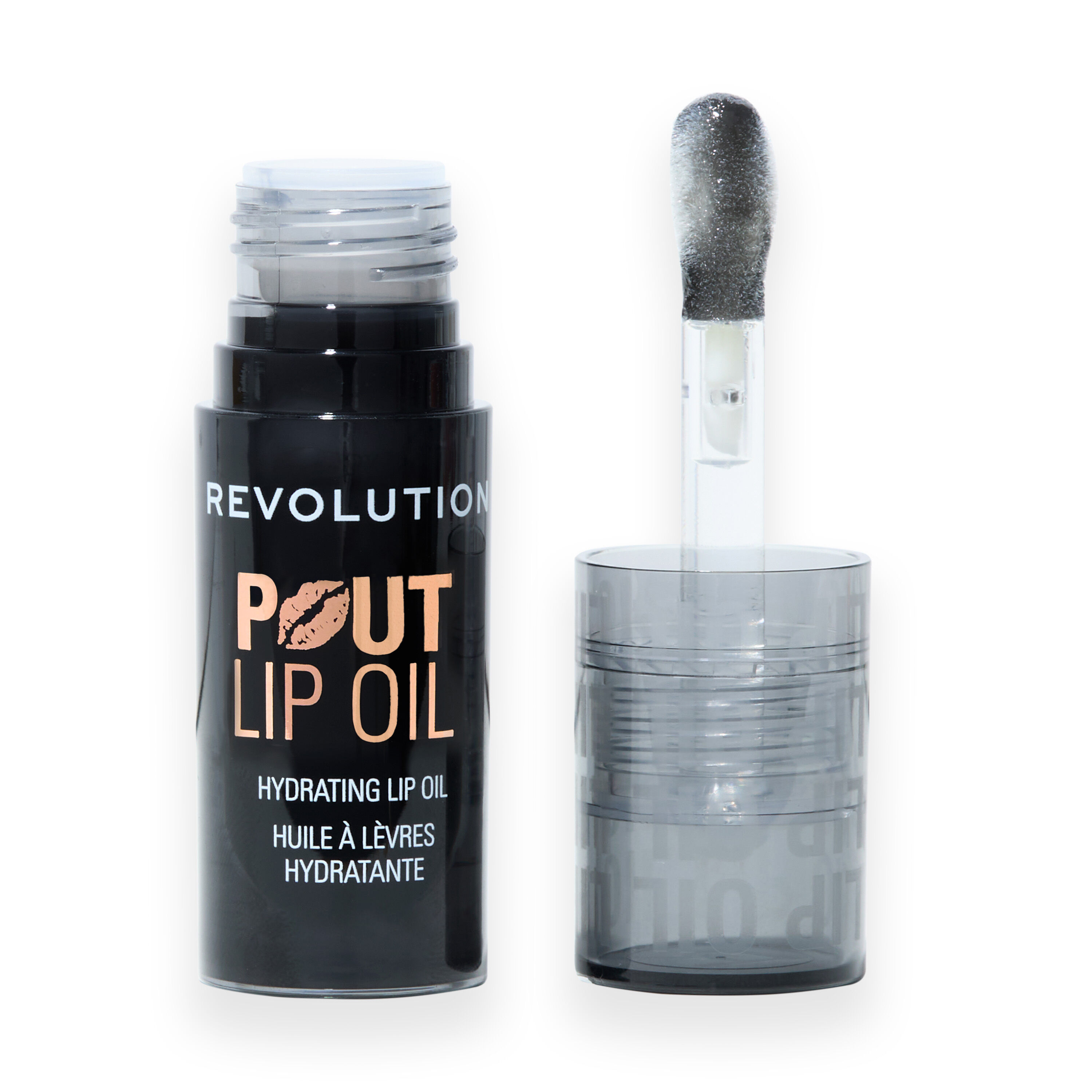 Revolution Pout Lip Oil Midnight Black