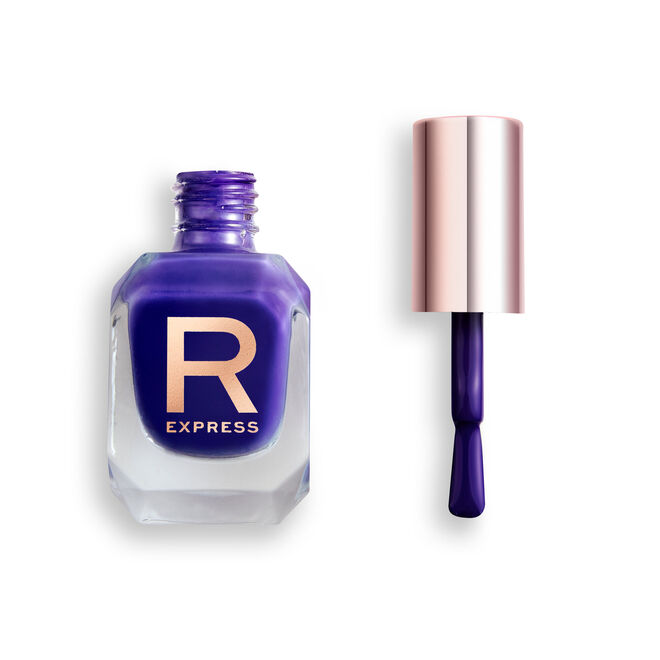 Makeup Revolution Express Nail Polish Purple Galaxy
