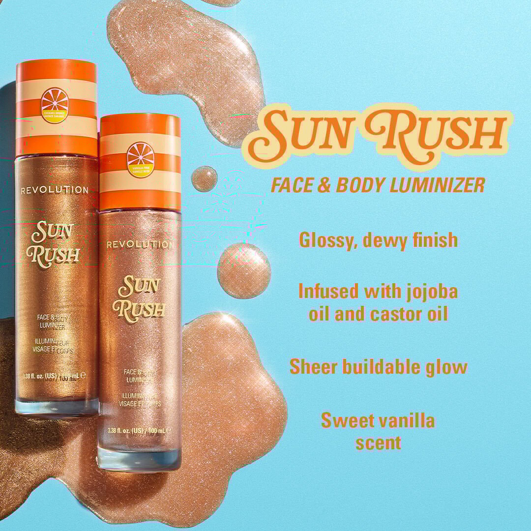 Revolution Sun Rush Body Luminizer Caramel Bronze