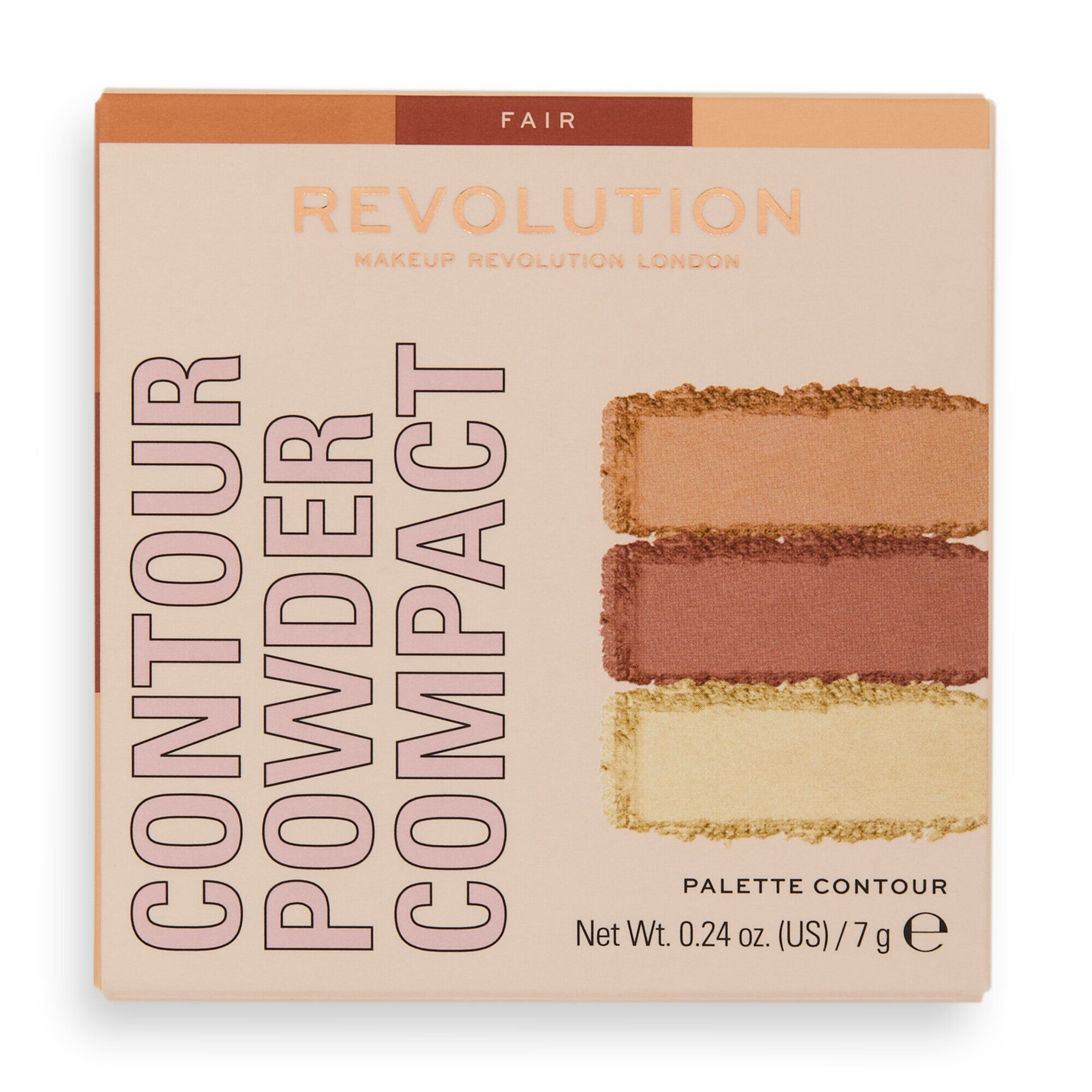 Makeup Revolution Face Powder Contour Compact Fair Revolution Beauty