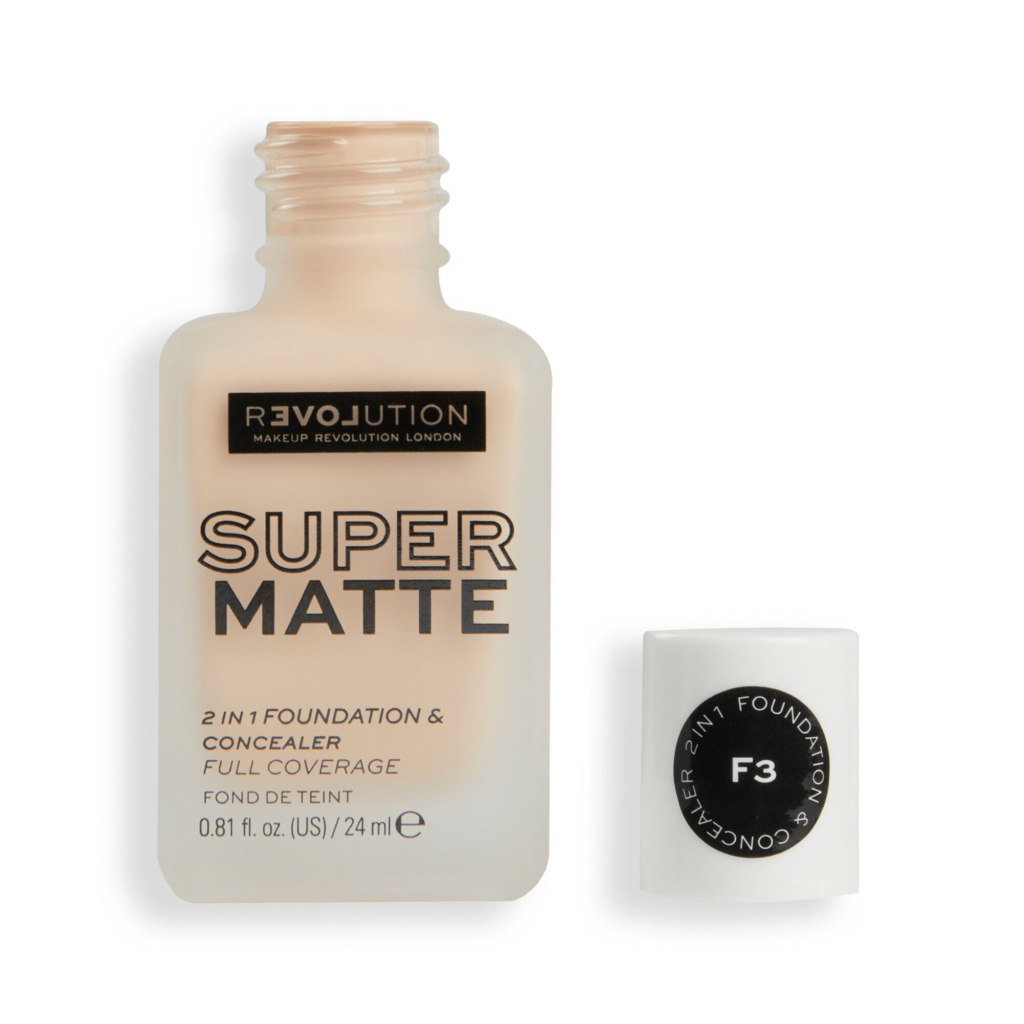 Relove by Revolution Supermatte Foundation F3