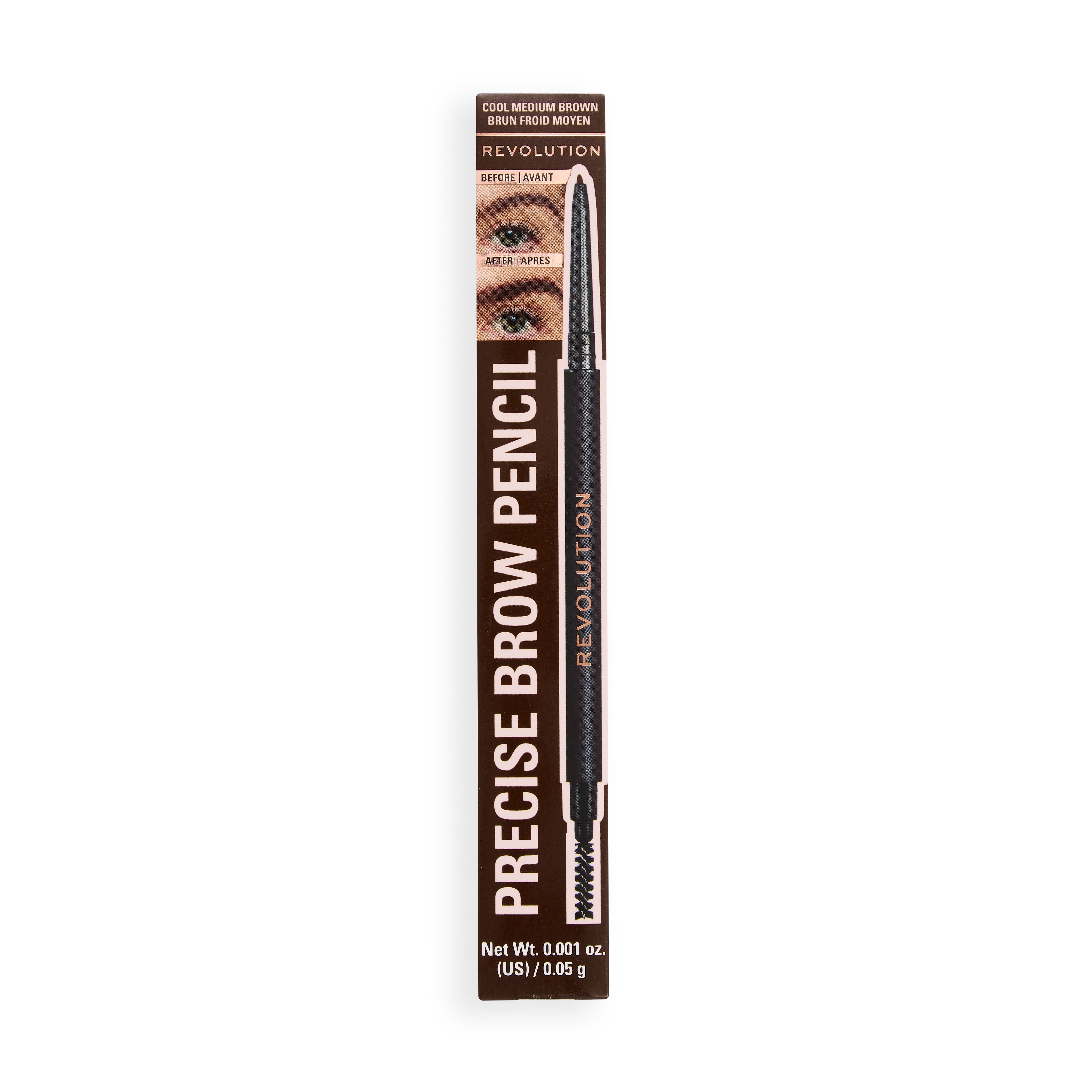 Revolution Precise Brow Pencil Cool Medium Brown