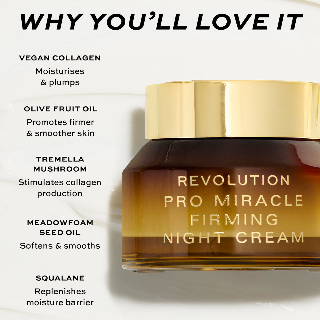 Revolution Pro Miracle Vegan Collagen Firming Night Cream