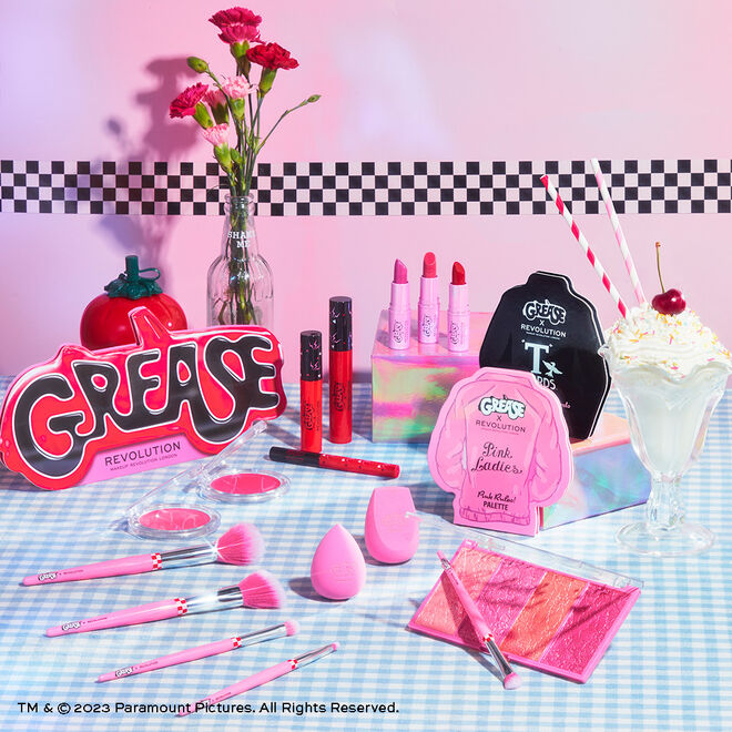 Grease x Makeup Revolution Rule the School Brush Set