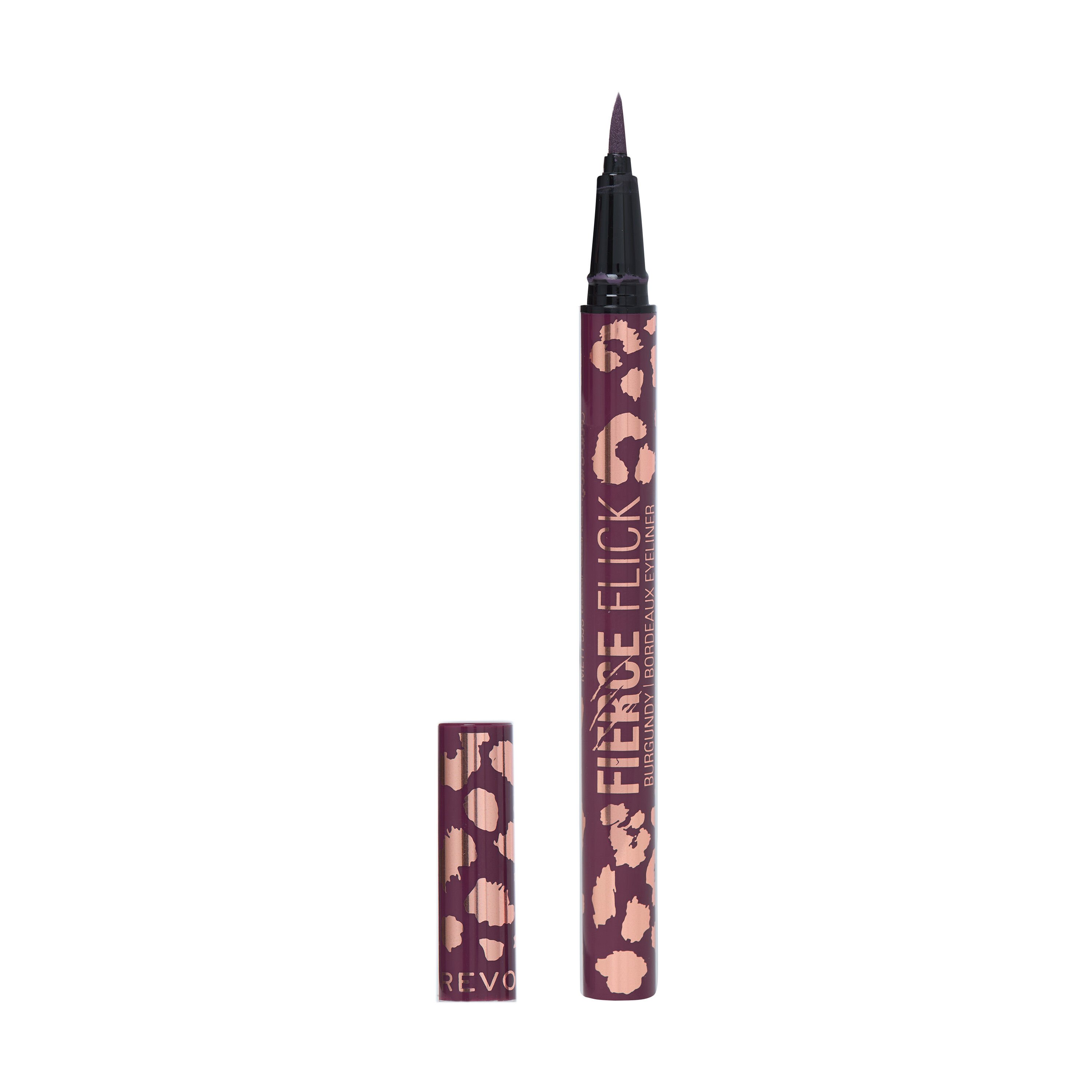Revolution Fierce Flick Felt Eyeliner Pen Cherry Coded Burgundy